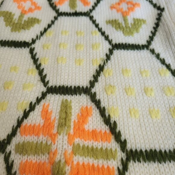 Kimlon ~ SZ M ~ Vintage Embroidered Sweater ~ VERY GOOD Condition - Picture 7 of 11